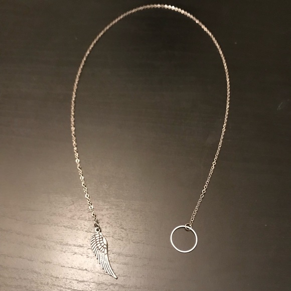 🎉HP🎉 Lariat Wing Pendant - Handmade Necklace - Picture 3 of 4